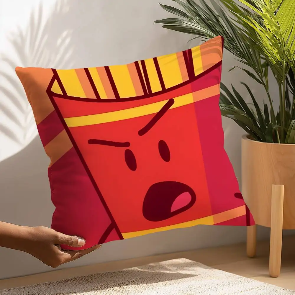 Battle Dream Island Plush Pillowcase - Soft Double-Sided Print Cushion Cover