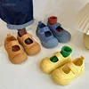 3-7Y Children's Shallow Mouth Canvas Shoes 2024 Spring Autumn Boys Girls' Skateboard Shoes Soft soled Kindergarten Indoor Shoes 3