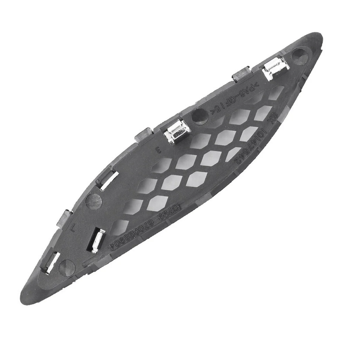 1Pair Exhaust Vents Wing Chrome Strip 670029940 670029939 for 2014- Car Air Outlet Trim Cover