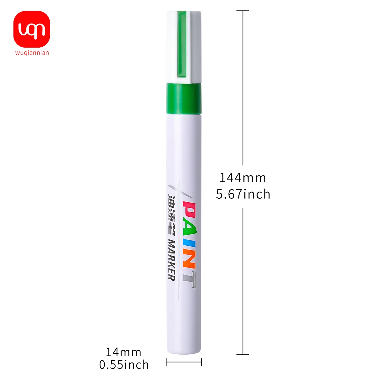 Permanent Marker Pen Marker Pens Permanent Marker Permanent Markers Paint Marker Pen Markers Pen Paint Pen Art Marker Pen 1 Piece of Japanese 855 Paint Pen Touch-up 8-color Waterproof Industrial Non-fading Tire Marker