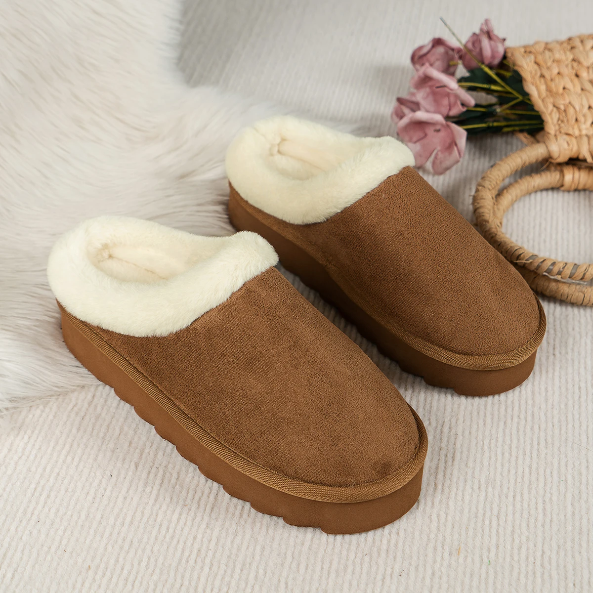 Women's Fluffy Slippers Canada | EvaCozy™ Warm Winter Shoes