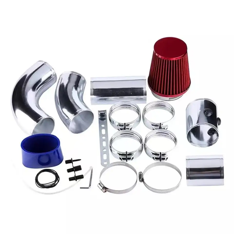 Kit De Admisión De Aire Frío Azul De 76mm – Universal Para La Mayoría De Coches, Marca AOH-Offroader