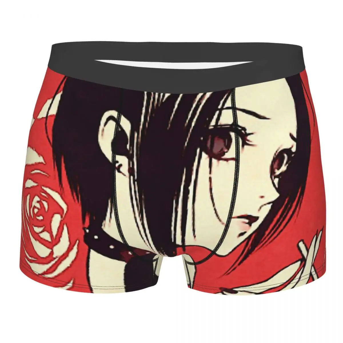 

Красное нижнее белье, аниме боксеры, шорты, качественные мужские трусы, дышащие шорты, трусы, идея подарка