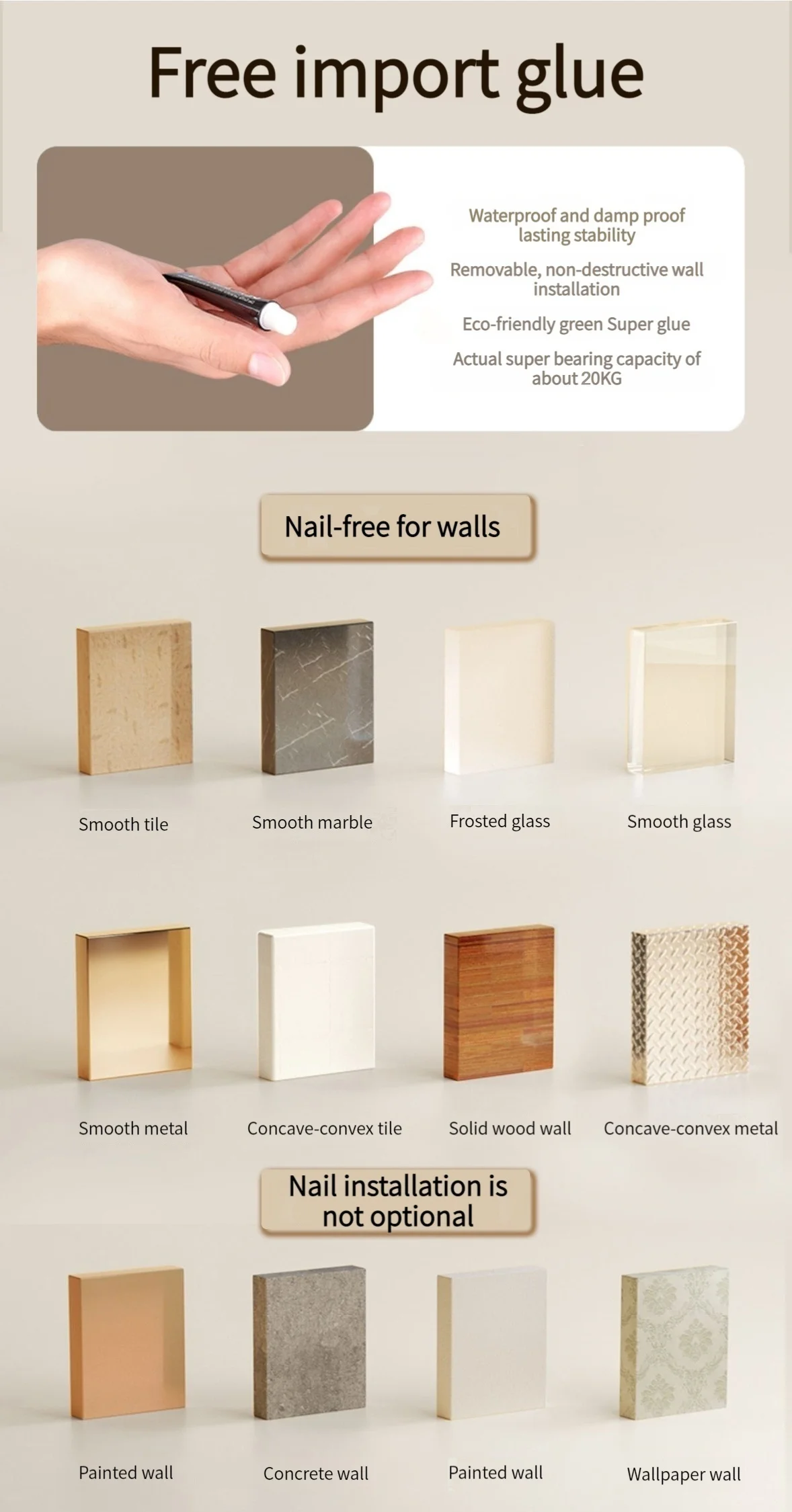 No-Drill Aluminum Toilet Paper Holder 6