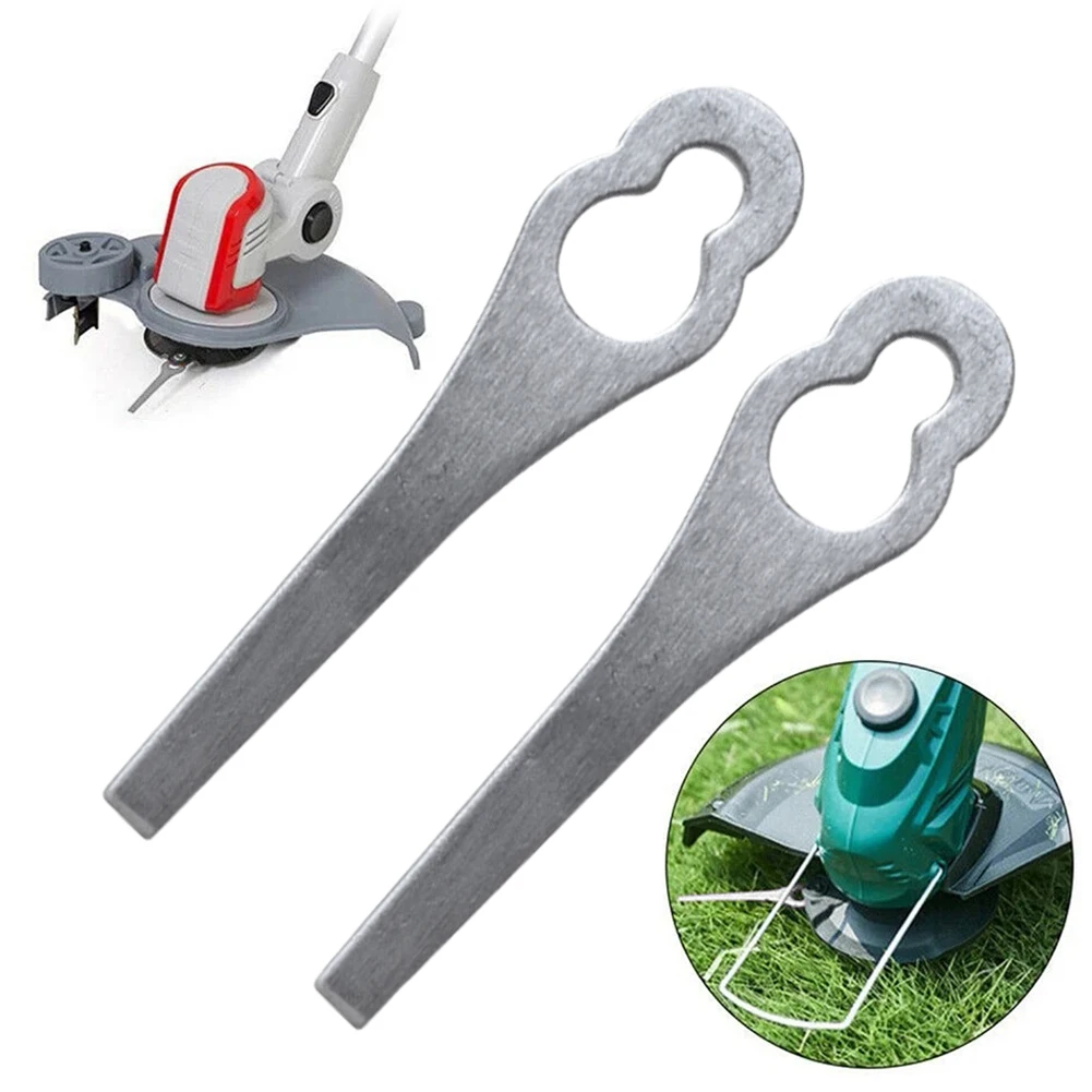 10-2pcs Lawnmower Blades Metal Grass Cutting Blade Practical Mowing Machine Blades Easy To Install Garden Power Tool Accessories 3