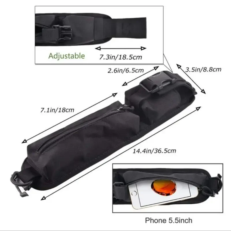 Zaino da caccia Tracolla Custodia per accessori Borsa Molle Tasche per attrezzi EDC multifunzionali Sport all'aria aperta Piccole tasche compatte - immagine 6