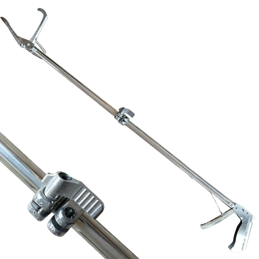 120CM Foldable Reptile Snake Tongs Stick Grabber Foldable Catcher Wide Jaw Tool Heavy Duty Pest Control Products