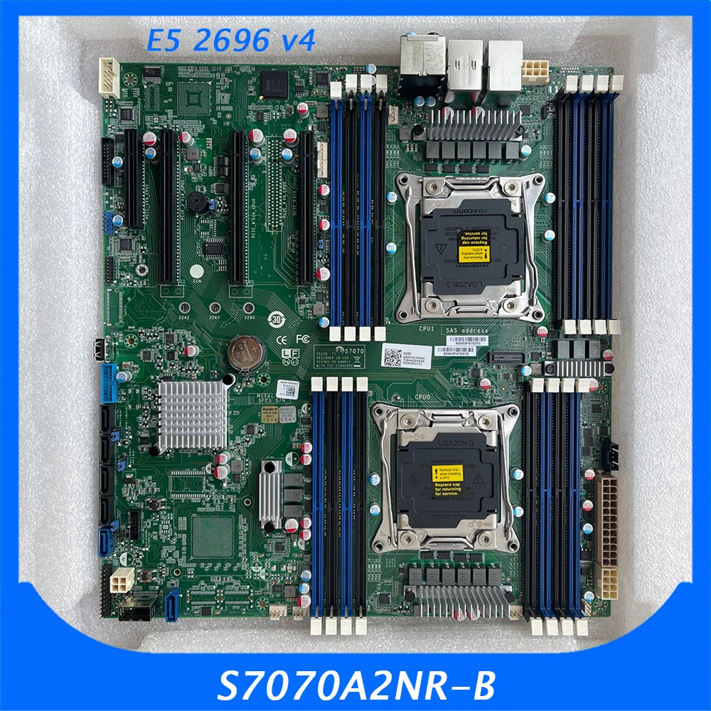 For TYAN E5 Dual Road Motherboard supports 2696 v4 With Sound Card 3GPU S7070 S7070A2NR-B 1 For TYAN E5 Dual Road Motherboard supports 2696 v4 With Sound Card 3GPU S7070 S7070A2NR B