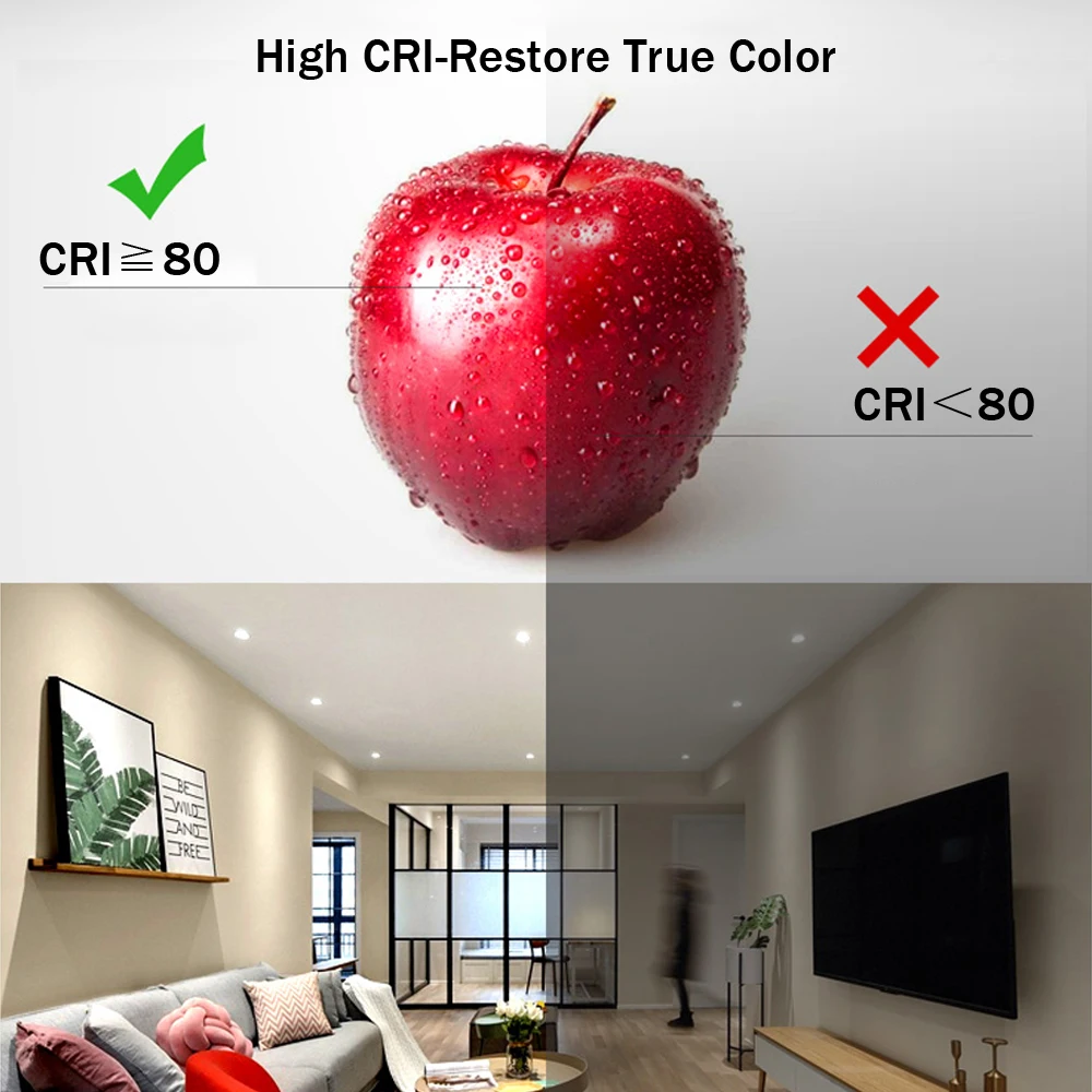 Recessed LED Downlight Ultra Thin White LED Ceiling Lamp 5W 9W 12W Spot Light Lighting for Living Room Bedroom Modern Decor