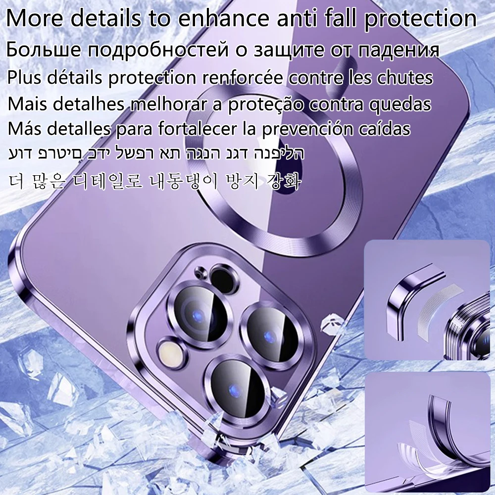   ڼ̽ 15 14 ÷?13 12 11 Pro Max θƽ X Xs Xr Plus For Magsafe Case Iphone ǰ Ǹ  5K ʼ  10H 
