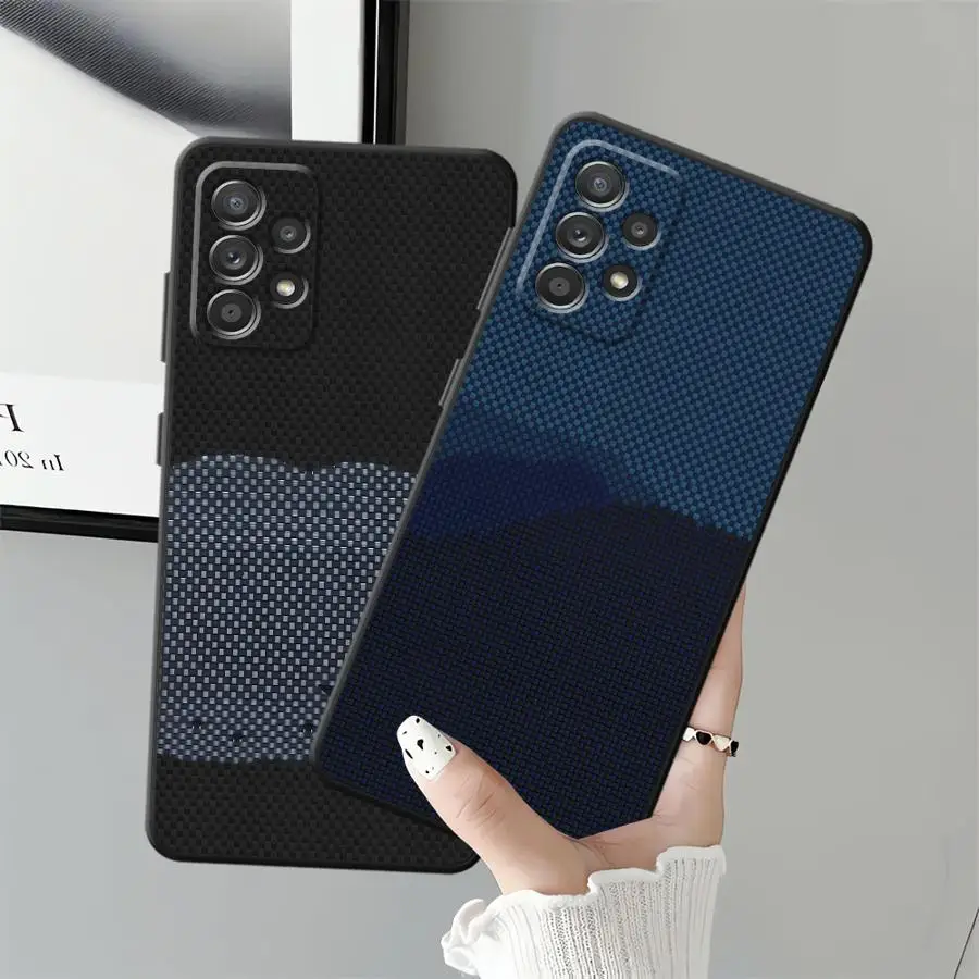 Black Woven Universal Phone Cover Case