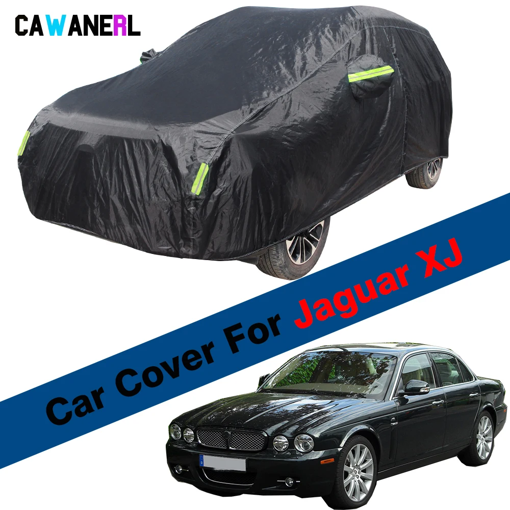 Waterproof Car Cover Auto Summer Anti-UV Sun Shade Winter Snow Rain Prevent Cover  For Jaguar XJ XJ6 XJ8 XJ12 XJR 1968-2023