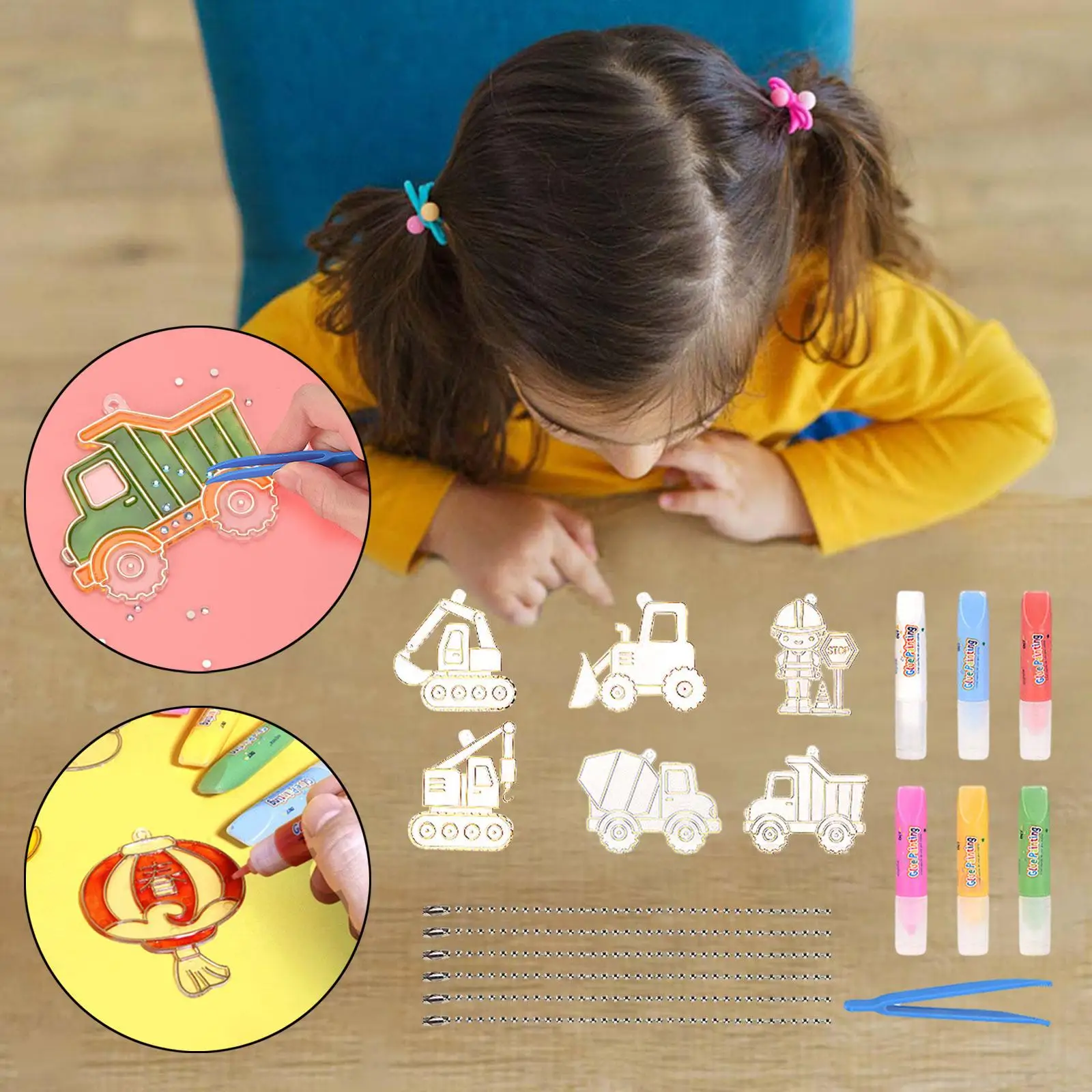 DIY Crystal Paint Arts and Crafts Set Decorate DIY Crystal Painting Kits for Boys Girls Children Adults Birthday Gifts New Year