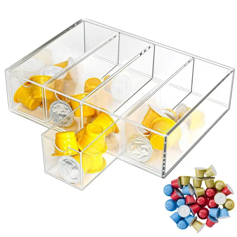Acrylic Coffee Pod Holder Coffee Station Pod Holder Rack Capsule
