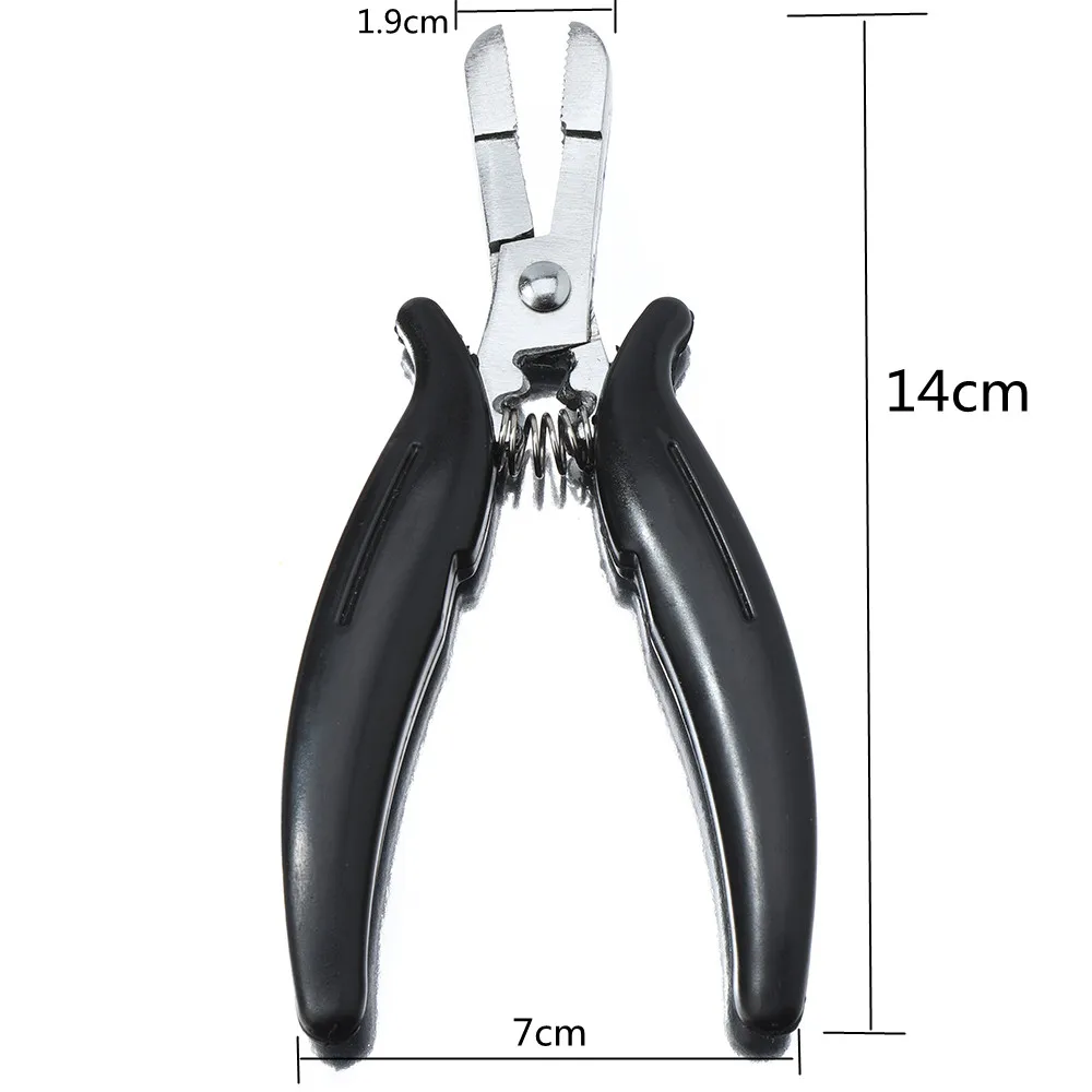 1Pc Stainless Steel Prebond Hair Remover Hair Pliers/Hair Extension Pliers/Fusion Prebonds Remover with Teeth Pliers