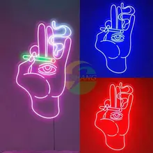  Neon Sign Custom | Smoke Led Neon Light | Personalized Gifts | Bar Shop Home Sign | Wall Decor |Restaurant Logo | Halloween Part 