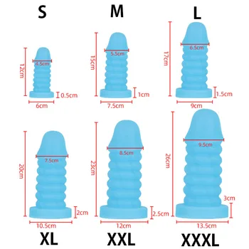 Huge Butt Plug Big Dildo Anal Plug with Suction Cup Vaginal Anus Expansion Stimulator Prostate Massage Sex Toys For Woman Men 6