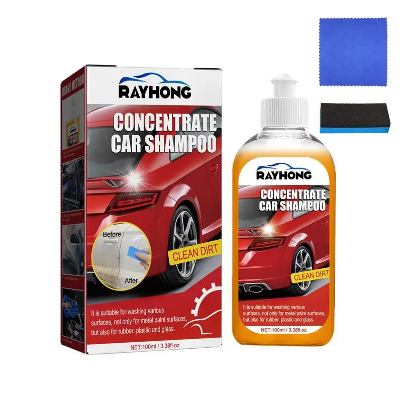 

Car Cleaning Kit 100ml Automobile Concentrated Cleaning Kit With Sponge & Towel Auto Interior Cleaning Liquid For Travel Daily