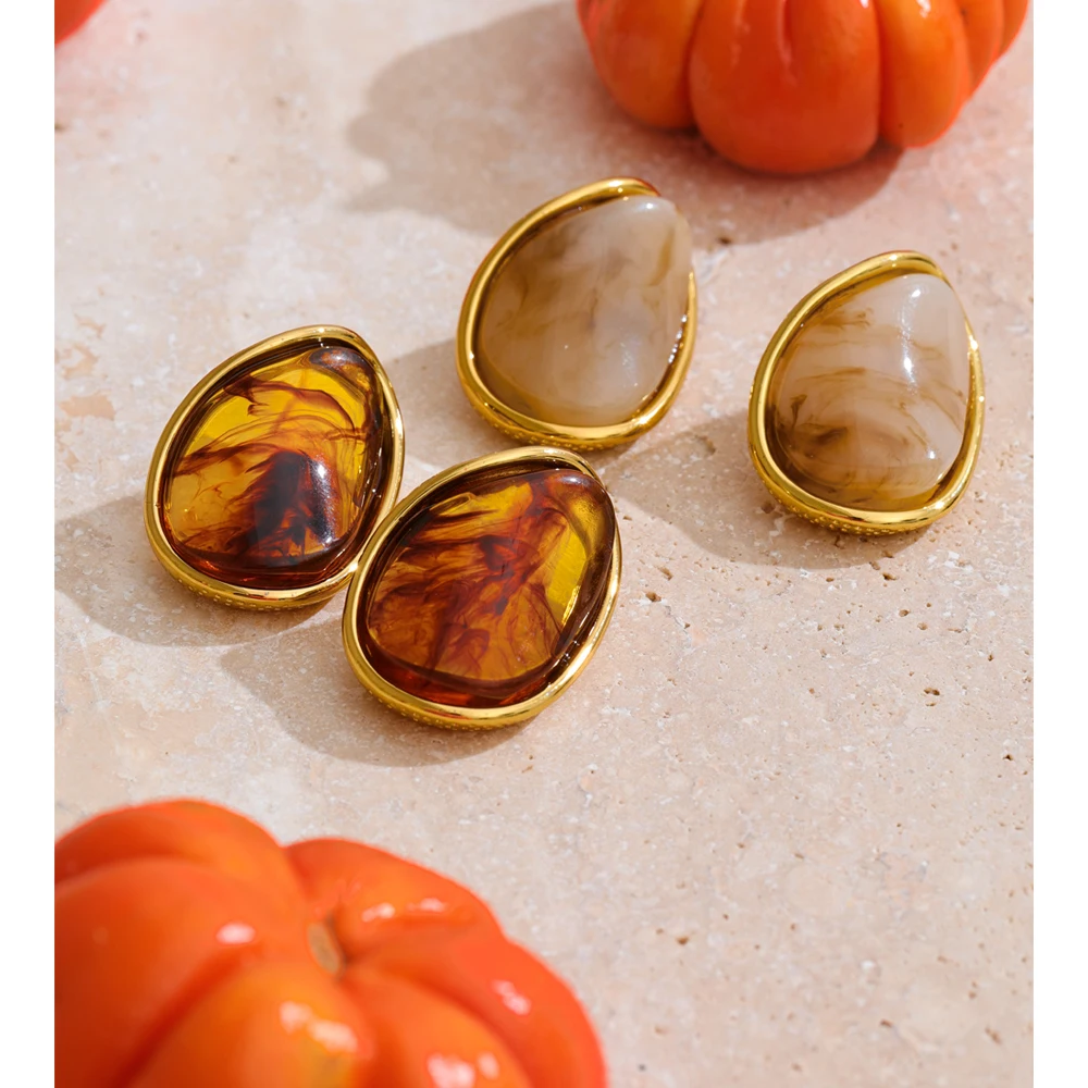 Yhpup Earrings Geometric Stud