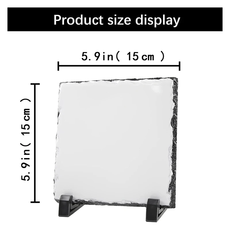 Sublimation Slate Blanks Sublimation Stone Slate Picture Frame Heat  Transfer Rock Photo Plaque