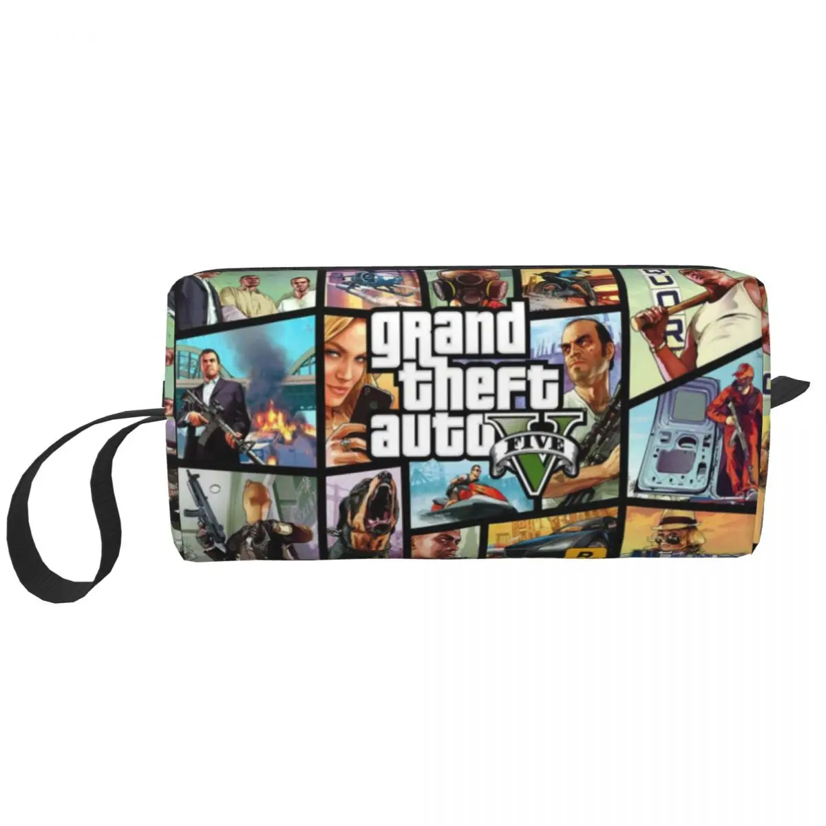 

Приключения игры Grand Theft Auto Сумочка для туалетных принадлежностей портативный органайзер для косметики GTA для женщин косметический набор для хранения косметики