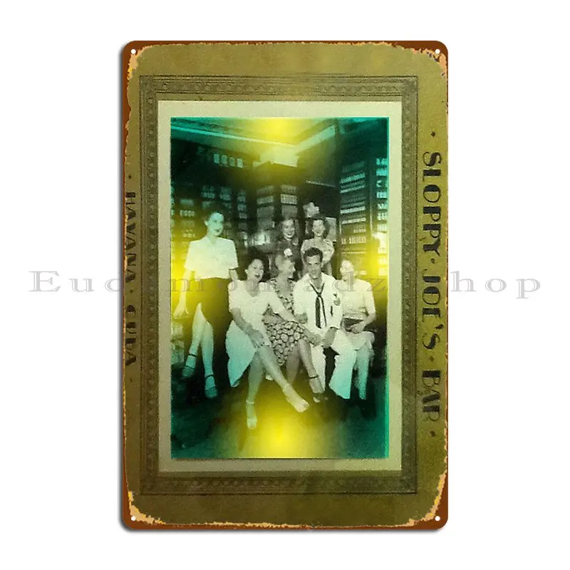 Sciatto Joe S Havana Cuba Metal Sign Party Club Wall Decor Character Bar Cave Tin Sign Poster