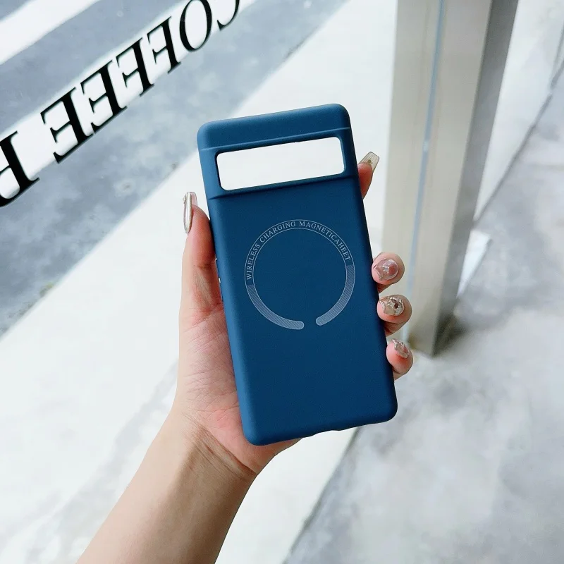 Liquid Silicone Magnetic Wireless Charging Shockproof Case - Soft Cover