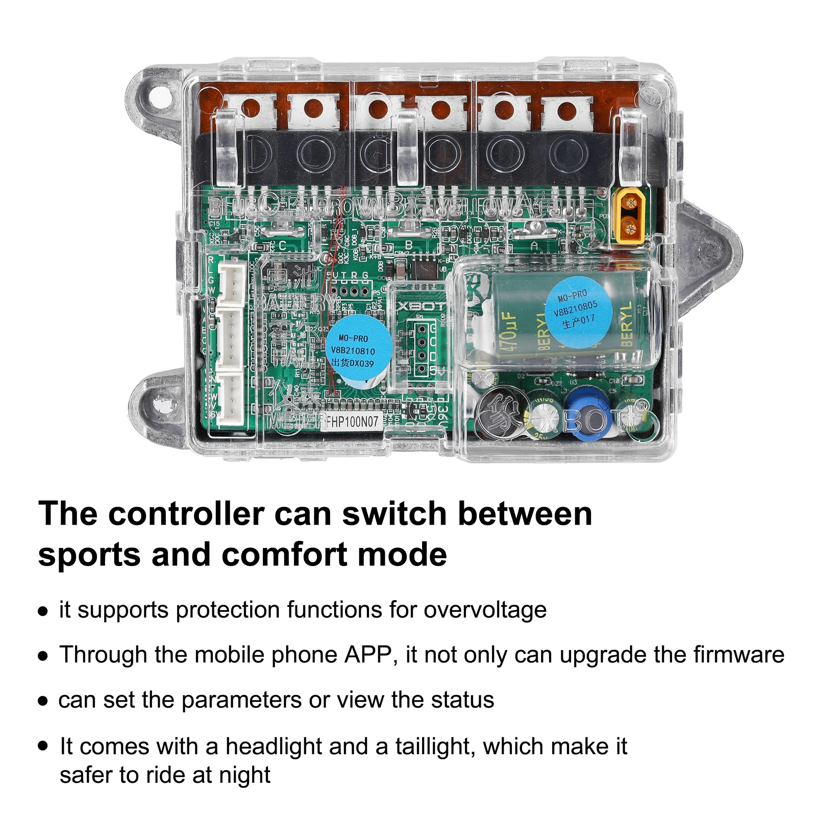 Electric Scooter Motherboard Controller Display with Accelerator Front and Rear Light forXiaomi M365/PRO E-scooter