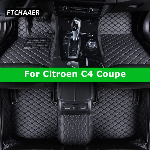 FTCHAAER Custom Car Floor Mats For Citroen C4 Coupe 2004-2011 Auto Carpets Foot Coche Accessorie 1
