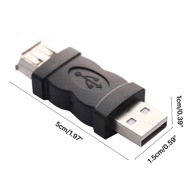 Câble Adaptateur Firewire 1394 6 Broches Femelle Vers USB 2.0 - Longueur 20 Cm - Pour Caméscope DV, Appareil Photo, Transfert De Données - 4