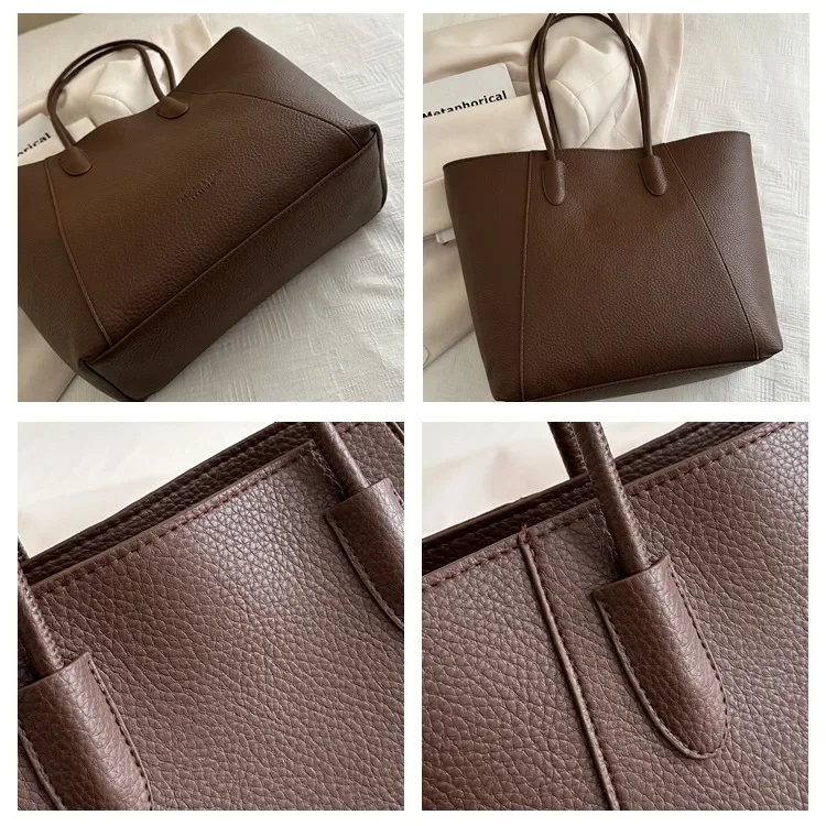 Sac cabas bandoulière grande capacité pour femme