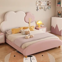 Lit de chambre Unique rembourré, salon français esthétique, rangement pour enfants, meubles Per La Casa, accessoires pour la maison 3