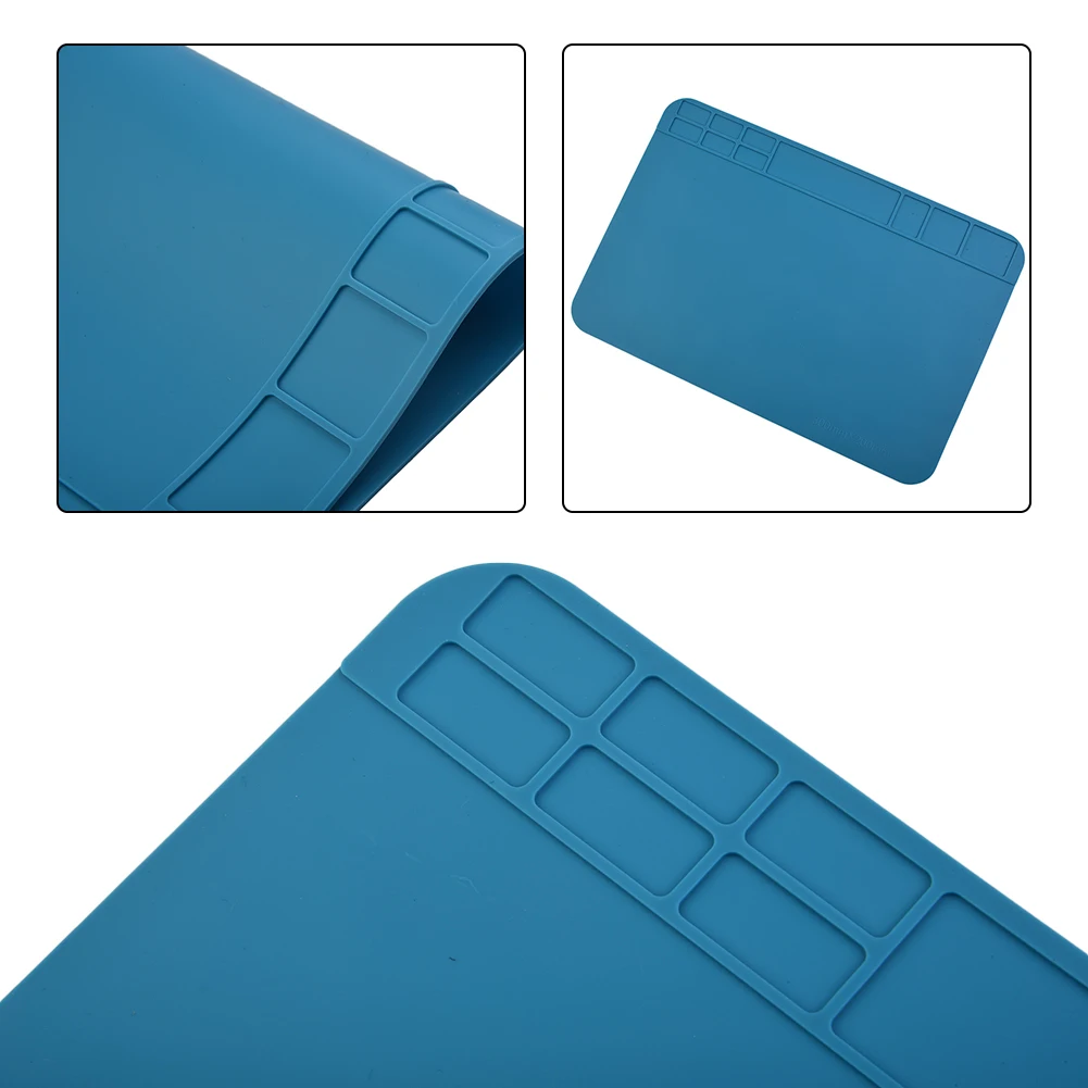 Practical Insulation Pad Heat Soldering Soldering Repair Table Mat Welding For Solder Repair Mat Pad Silicone Work Desk