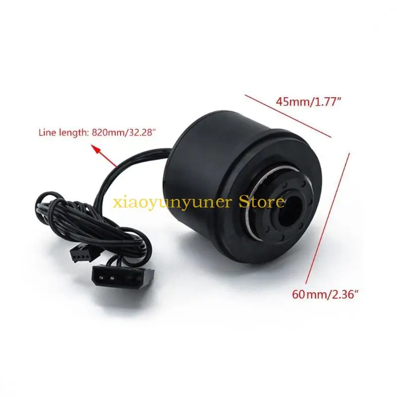 Pompe à eau de refroidissement silencieuse à suspension magnétique P9JB D5 PWM à régulation de vitesse automatique, débit de 1300 L/h, refoulement PU-PWM5B18W_voghion.com
