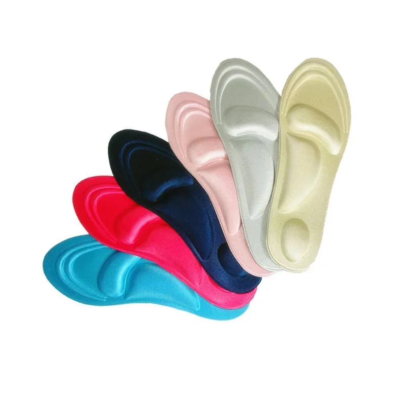 4D Memory Foam Shoes Insole Breathable Pain Relief Massage Fasciitis Cushioning Insoles Feet Arch Support Sports Pads Women Men shoe insoles orthopedic insoles