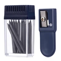 1 Set 2mm Compass Core Replacement Pencil Lead Stationery with Pencil Sharpener for Students Drafting Tools Compasses Tool 1