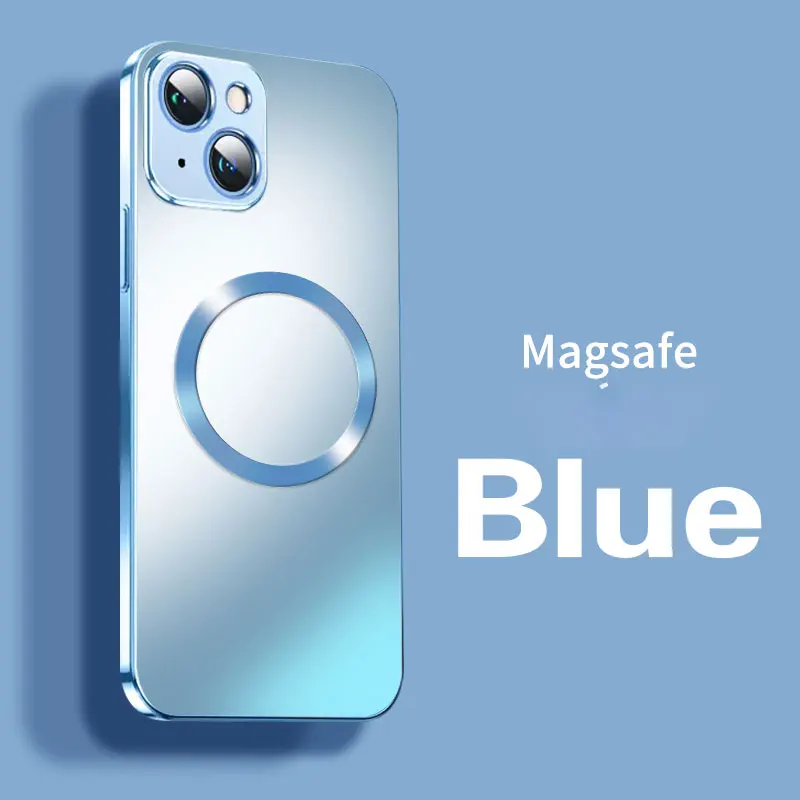 

Чехол для телефона для iphone 14 pro max, новинка, магнитное всасывание magsafe, гальваническое покрытие для iphone13pro 14 11, полный комплект, защита от паден...