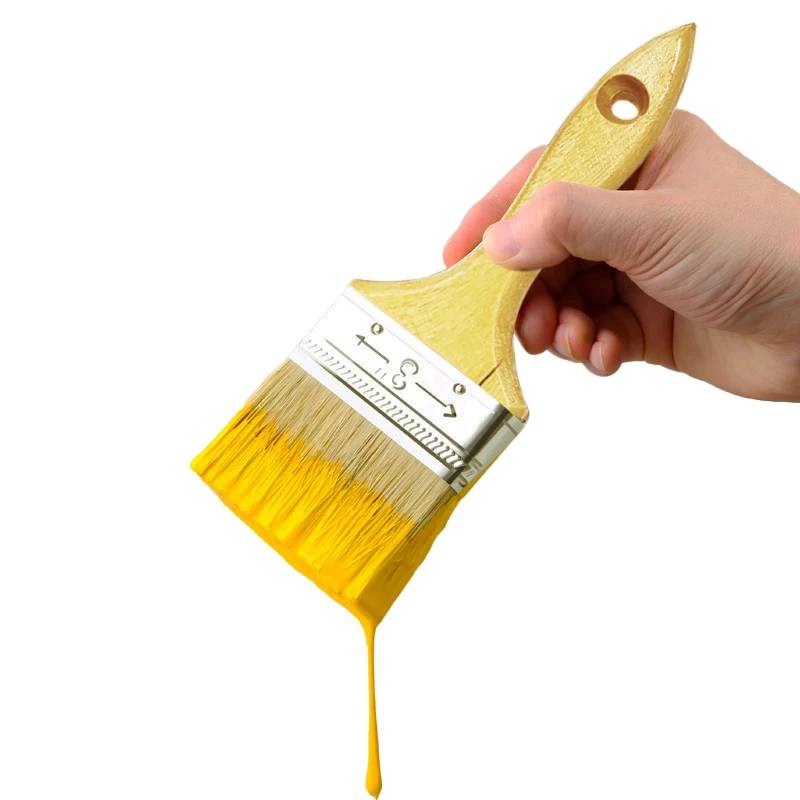 5pcs Paint Brush Set BBQ Brush Home Improvement Corner Brushes For Wall Furniture Art Decoration Painting Tool Accessories