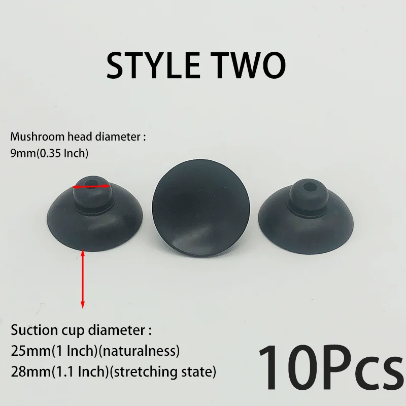 Rubber Suction Cup Clips Set For Water Pump Aquarium Supplies Prevent Displacement 10Pcs rubber suction cup holders aquarium suction cup aquarium clip holders aquarium clip holder