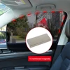 Magnetic Auto Black UV Protection Film with Small Hole Black Side Window Sunshade Cover 10 Magnets Side Glass Mesh Sunshades 3