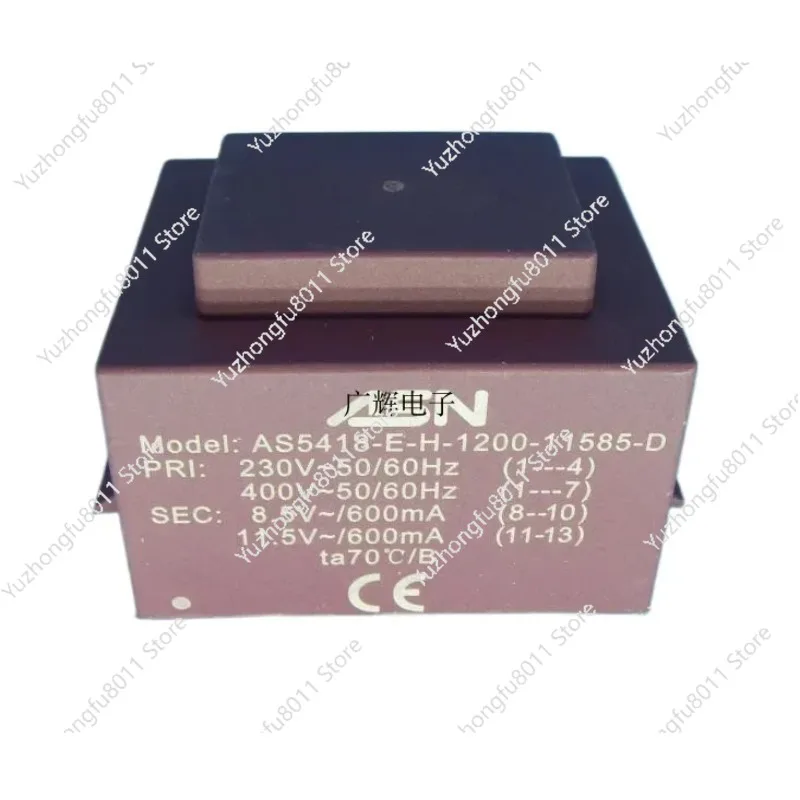 새로운 오리지널 트랜스포머 AS5418 12VA 입력 0-230V-400V 출력 8.5V 11.5V 교체 B1406090 B 1406090