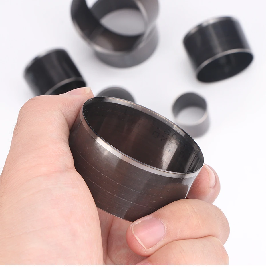 Description Picture 5 of item7Pcs Leather Circle Cutting Die Leather Stencil Cutter Mold Round Hollow Hole Punch Set Paper Leather Craft Tools