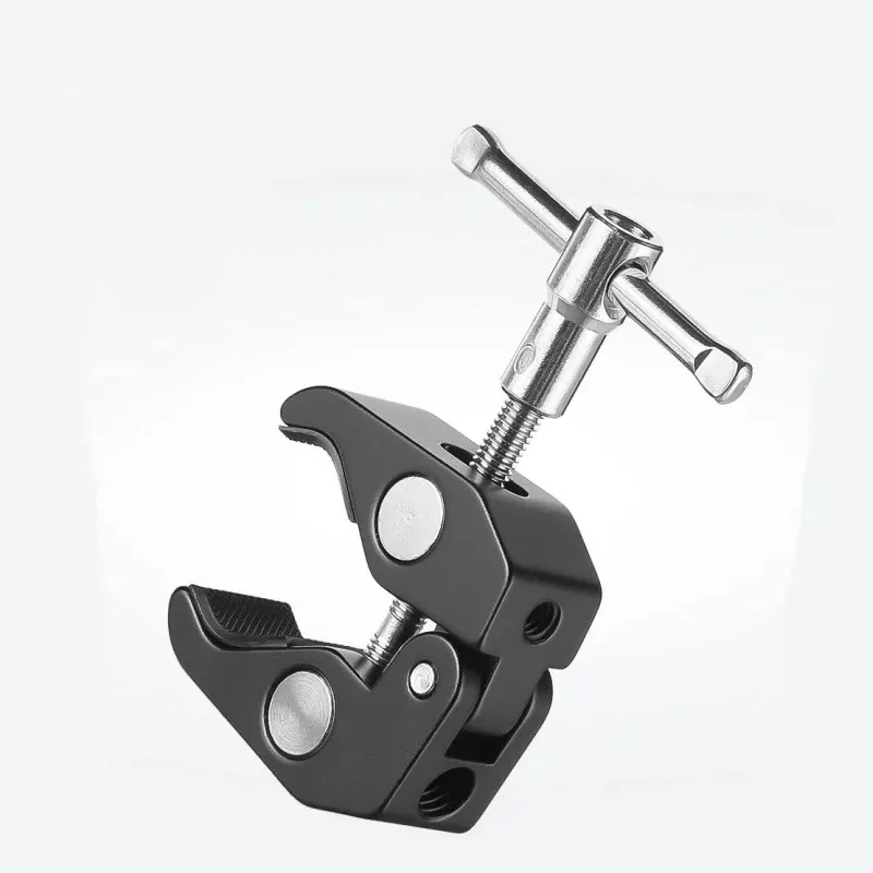 Selens Super Clamp Regolabile Per Il Montaggio Monitor Led Light Lcd Videocamera Flash Camera Dslr Crab Clamp