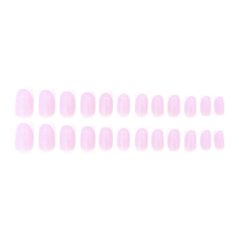 Manicure DIY Full Cover Medium Length Fake Nails Wearable French