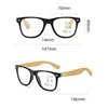 Men Women's Trendy Multifocal Reading Glasses Wooden Blue Light Blocking Near Far Eyewear Progressive Presbyopia Eyeglasses 6
