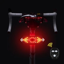 

Bicycle Taillight USB Rechargable Smart Wireless Remote Control Turn Signal Lamp dropshipping