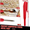 Solid Carpenter Pencil Set with Refill Lead Woodworking Tools Mechanical Pencil Construction Job Tools Carpentry Marking Scriber 2