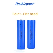 

2pcs Rechargeable Batteries Doublepower 18650 3.7V 1200mAh lithium flashlight laser pointer remote control electronic toys