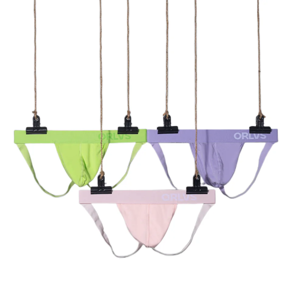 2 Pcs Summer Cool Thong Beach Surfing Soft Closefitting Men's