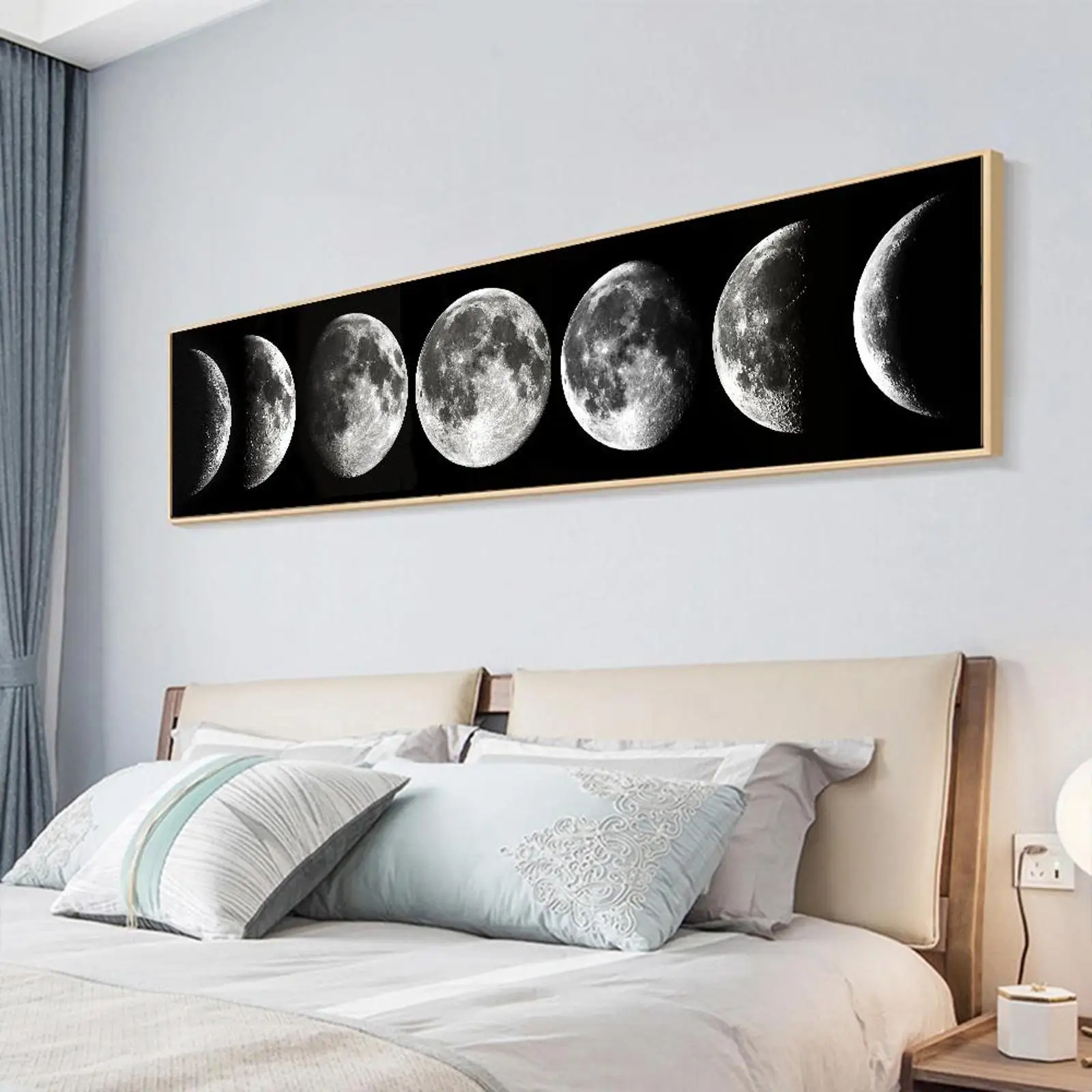 5D DIY Full Drill Moon Diamond Painting Rhinestone Canvas Wall Picture Artwork